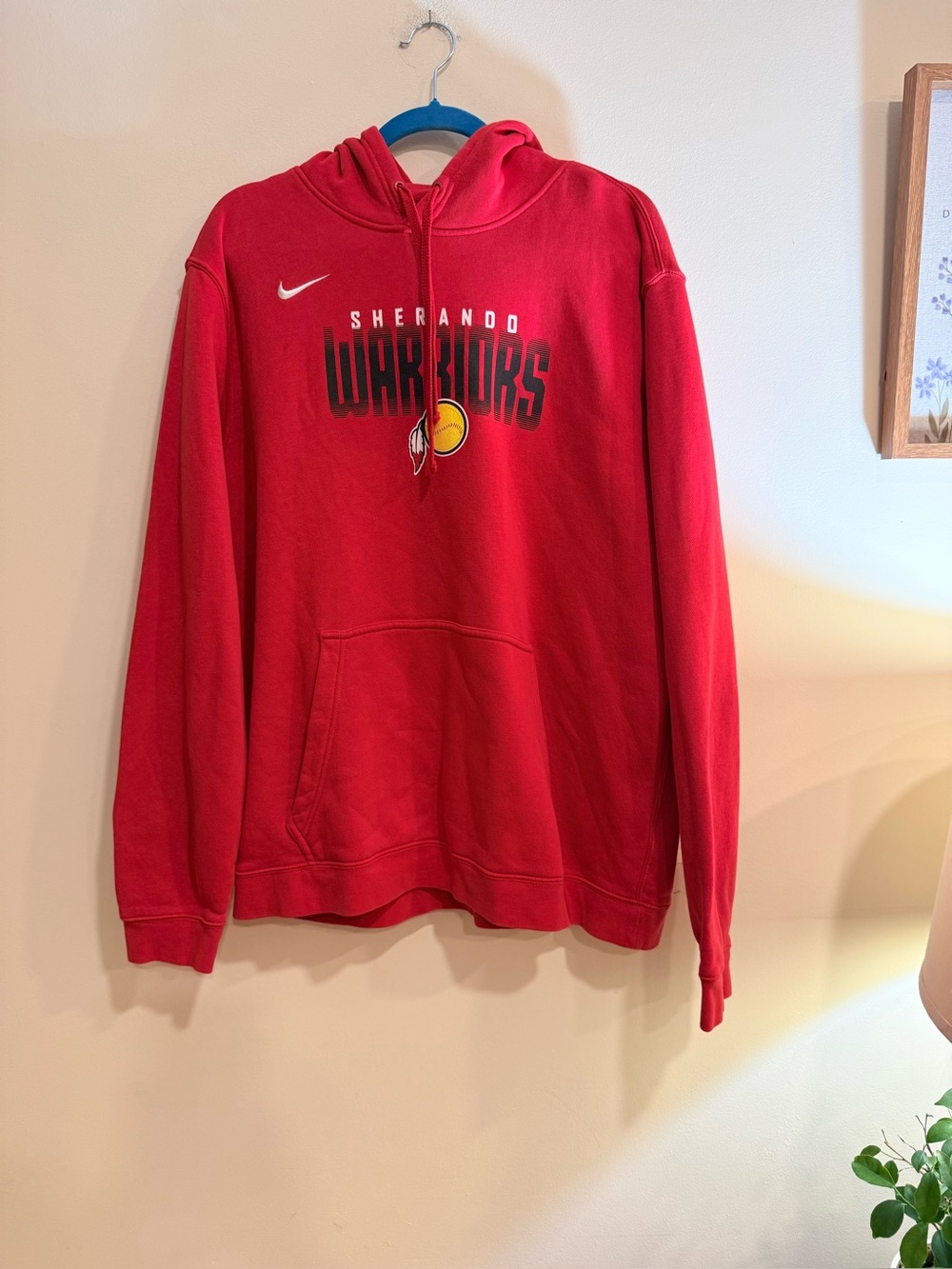 Nike Red Sherando Warriors Zip-Up Hoodie